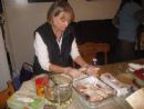 preparing the main course