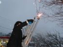Lighting the first candle
