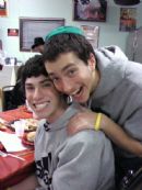 The twins having fun