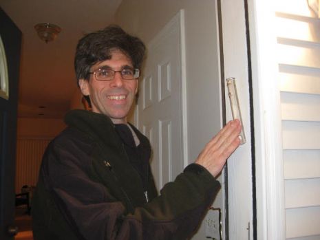 Testing out some of the Mezuzah's features.JPG